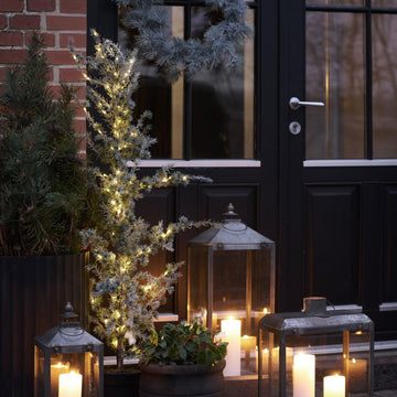 Simine lyktsett 25x25x71 cm.