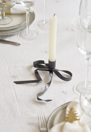 Bovinne stearinlysestake 15x15x4.5 cm.
