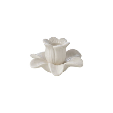 Deanne blomsterlysestake H5,6 Off White