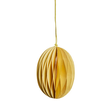 Parillia egg ornament gul papir
