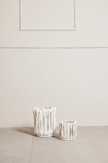 Marlille lykt hvit 16,5 cm