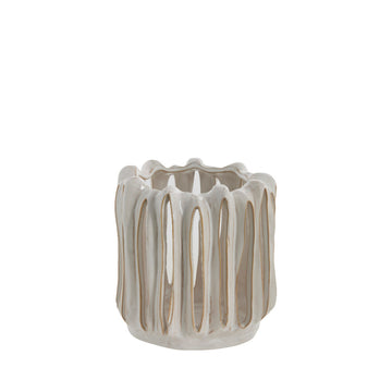 Marlille lykt hvit 16,5 cm