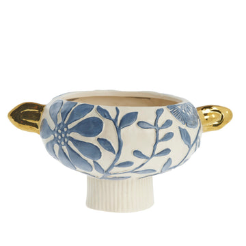 Valentina potteskjuler H15,5 Ø22 cm. blå