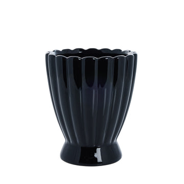 Shenella potteskjuler H18 Ø15 cm. svart