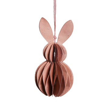 Parillia kanin ornament rosa papir