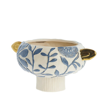 Valentina potteskjuler H15,5 Ø22 cm. blå