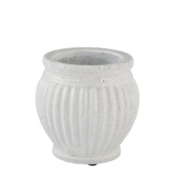 Catinia potteskjuler H16 Ø18 cm. hvit