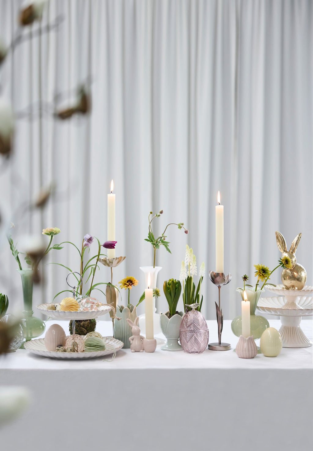 Stillia Stillia blomsterlysestake H22 sølv – Lene Bjerre Design NO
